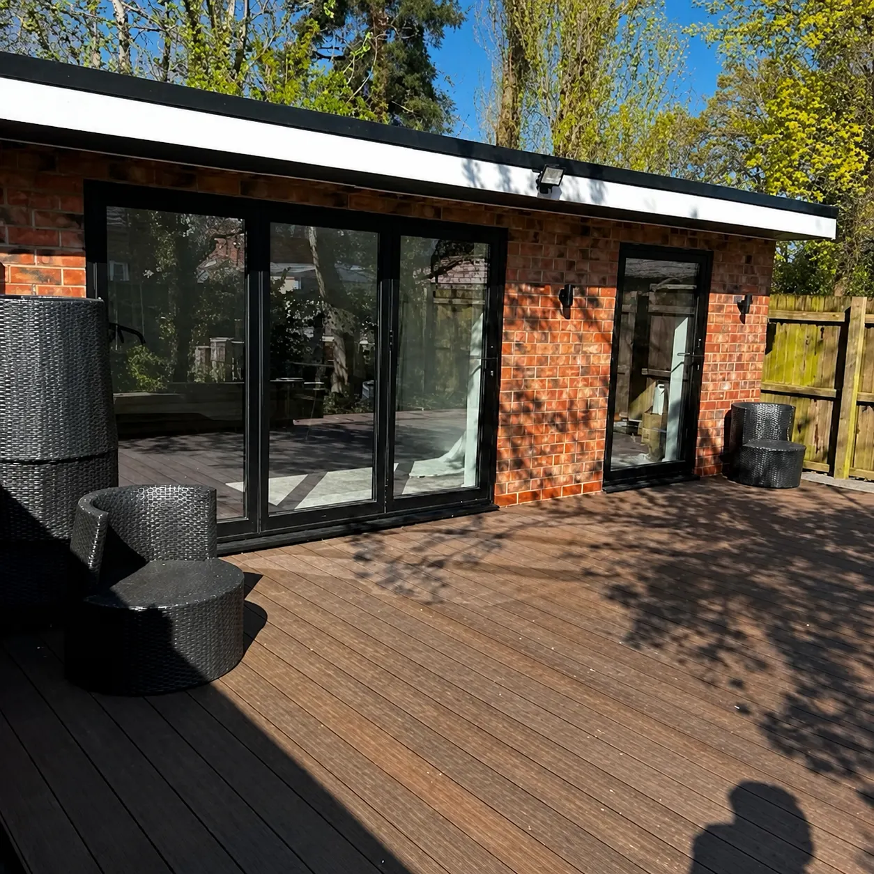 Garden room and deck project completed by Premier All Trades