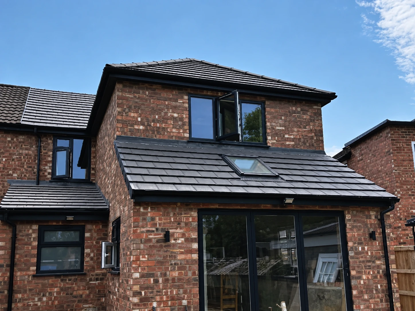 Brick extension and loft conversion project by Premier All Trades